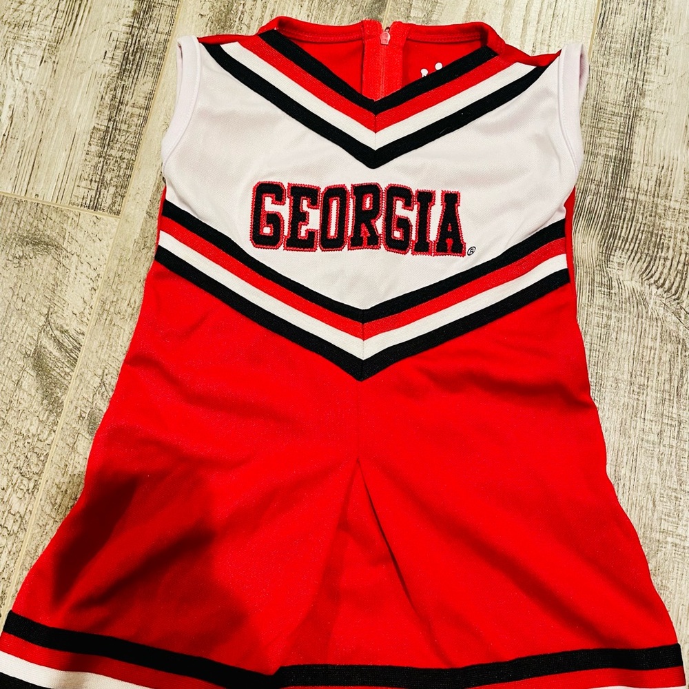 UGA girls cheer outfit - Sz 2T